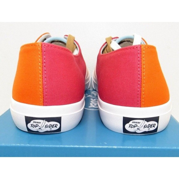 Men's Sperry Cloud CVO Pink Orange Colorblock Low Top Sneakers Size 9 NWT EB-18 - Picture 4 of 6
